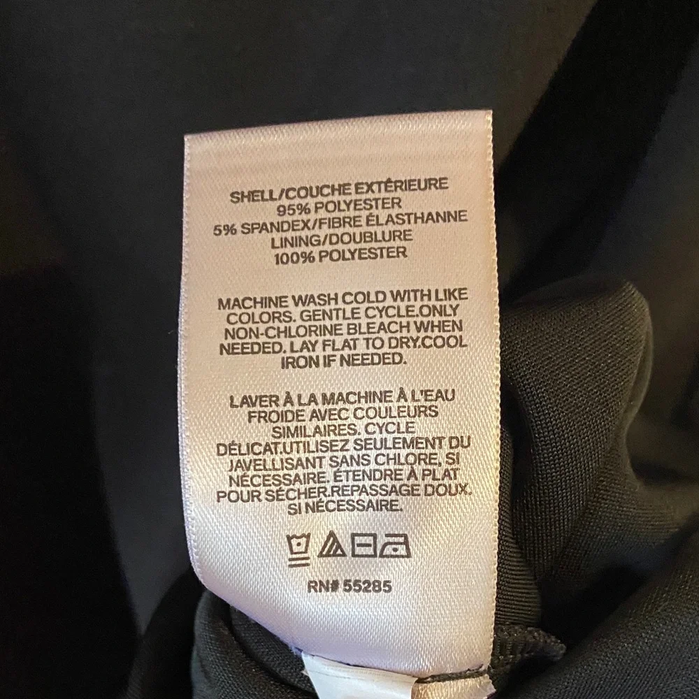 Express Black Belted Sheath Dress - Picture 6 of 6